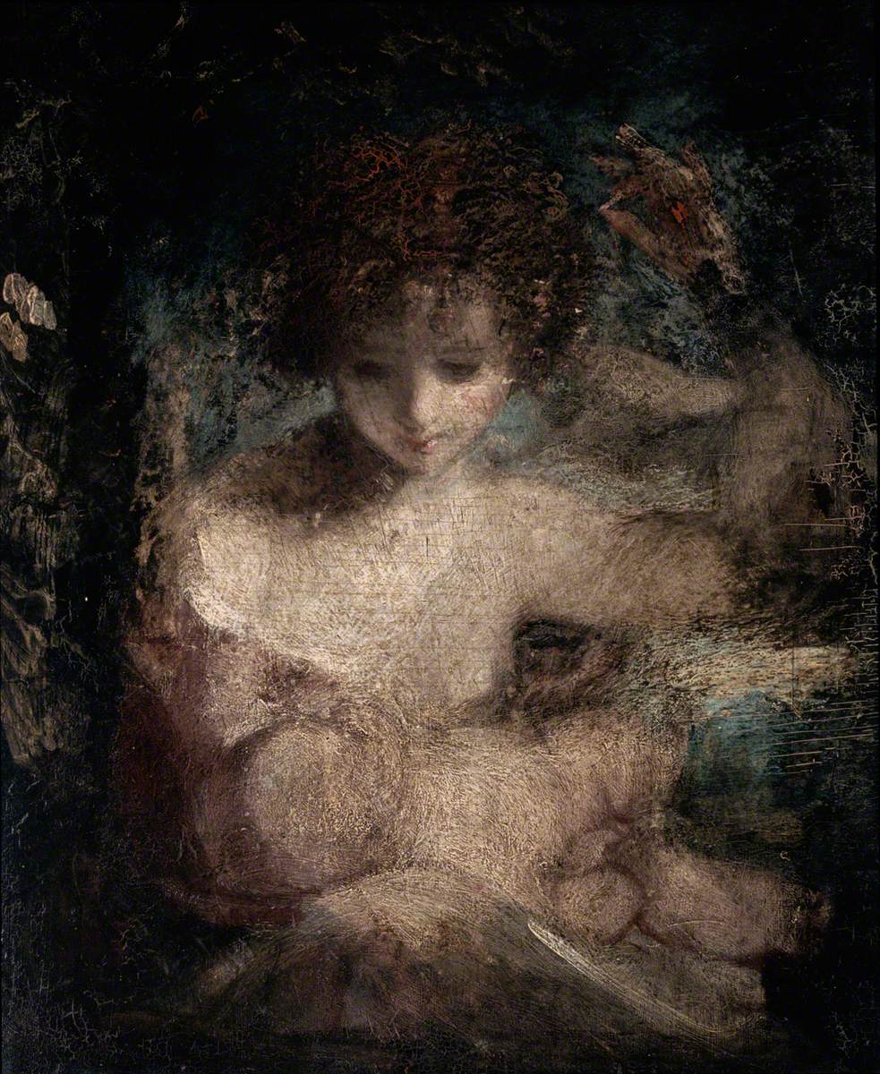 Fille avec un bébé - Joshua Reynolds - Alpha Reproduction