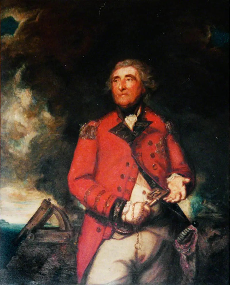 Генерал-лейтенант Джордж Августус Элиот (1717–1790), 1-й барон Хитфилд, генерал и защитник Гибралтара, губернатор Гибралтара (1777–1790) - Джошуа Рейнольдс