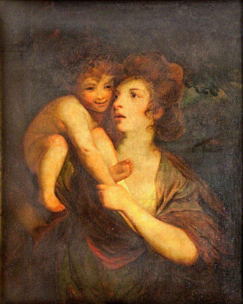 Mme Hartley (1750/1751–1824) et son enfant - Joshua Reynolds