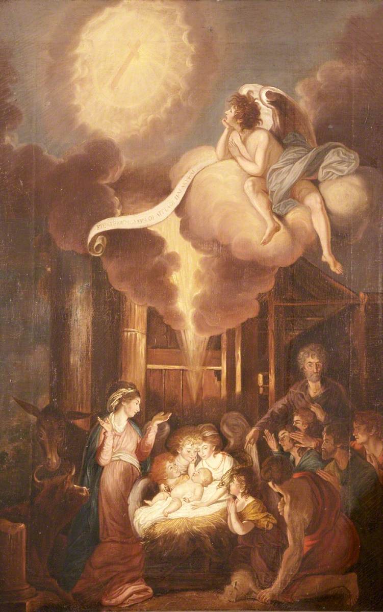 Crèche de Noël - Joshua Reynolds
