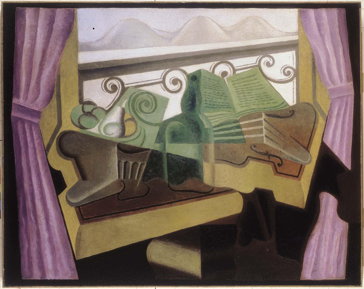 La fenêtre aux collines - Juan Gris