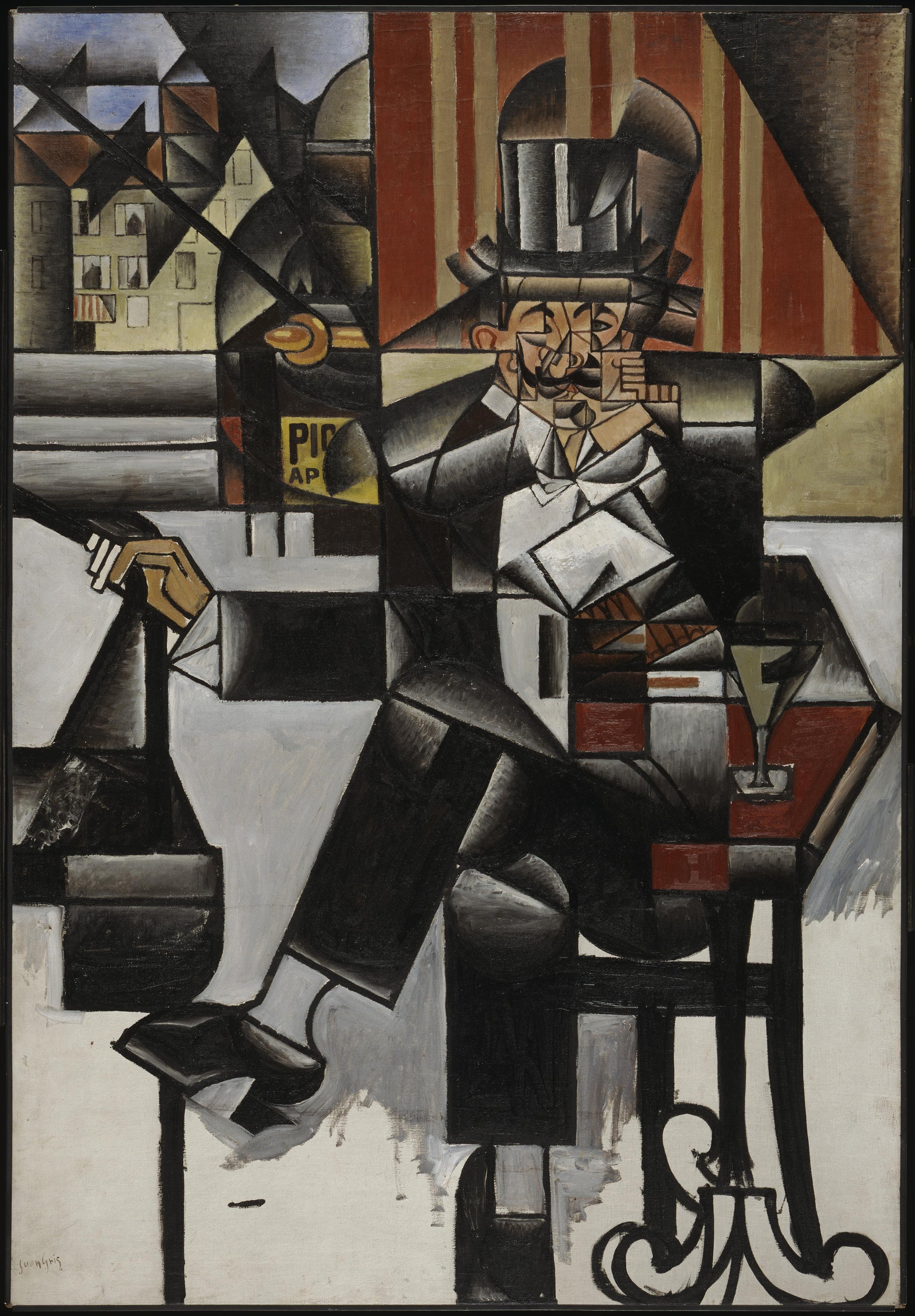 Homme dans un café - Juan Gris