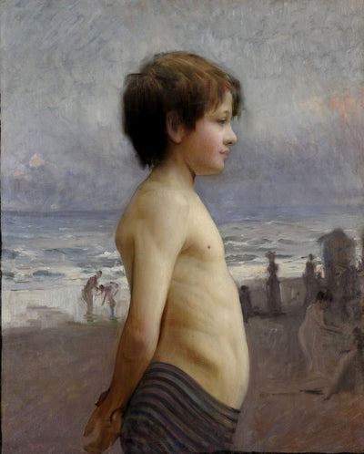 Jeune garçon sur la plage - Jules Bastien-Lepage
