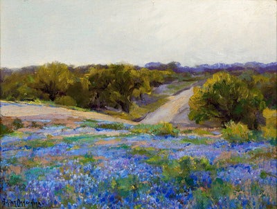 Les lupins bleus en fin d’après-midi - Julian Onderdonk - Alpha Reproduction