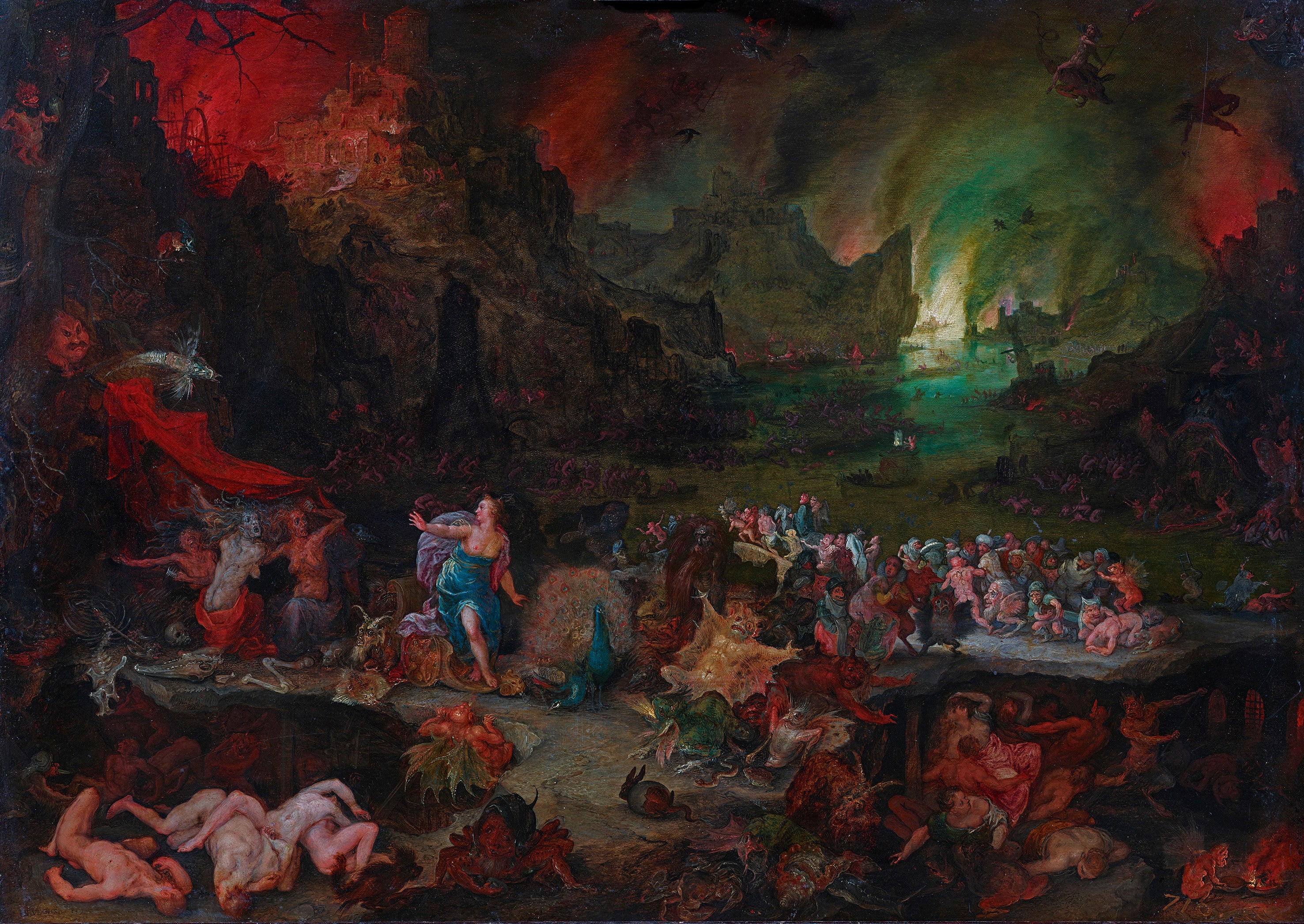 Junon aux Enfers - Jan Brueghel l'Ancien