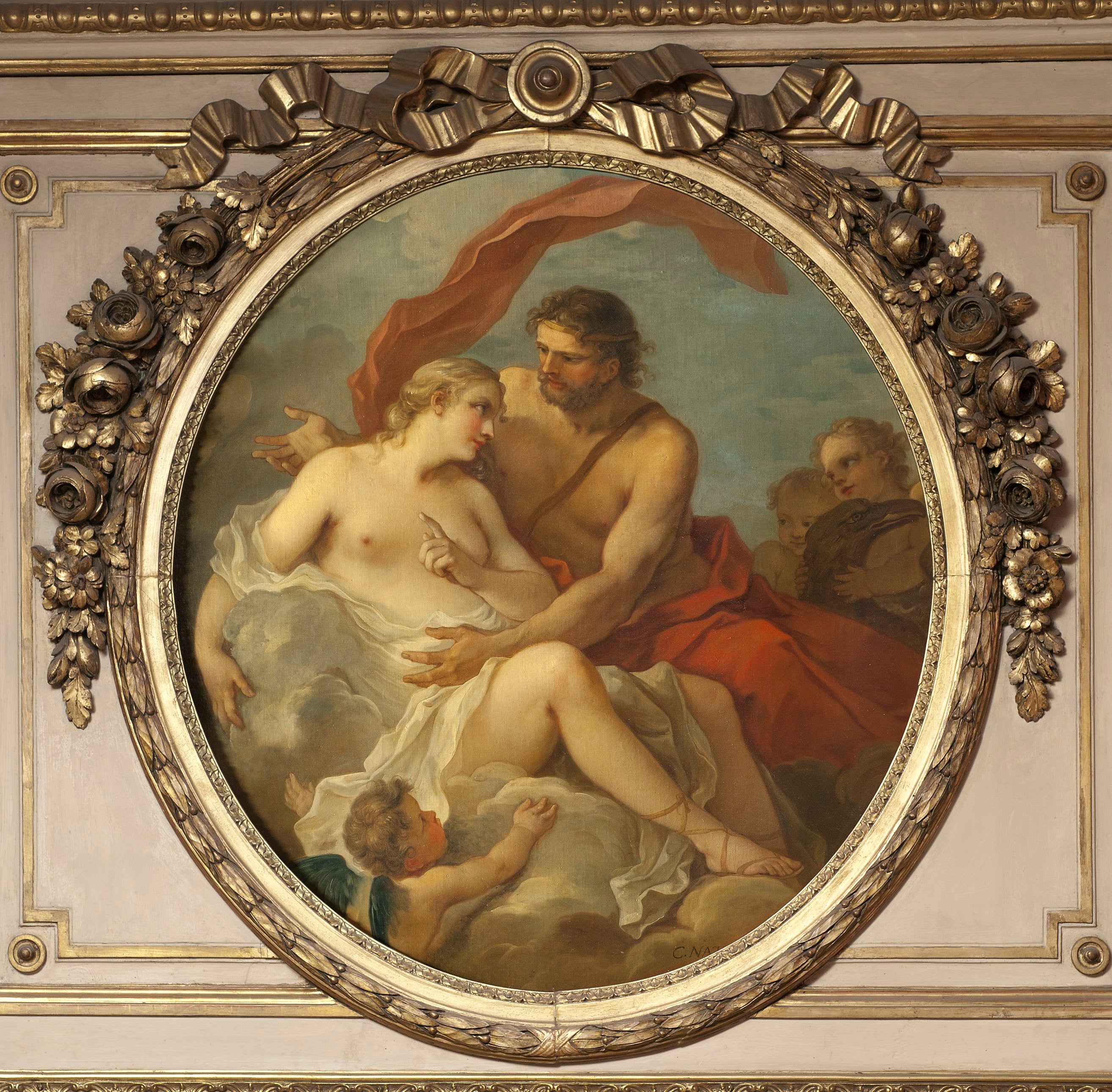 Jupiter et Callisto - Charles-Joseph Natoire