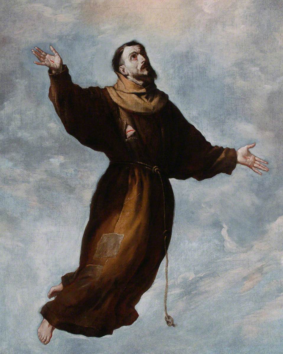 Une lévitation de saint François - Jusepe de Ribera - Alpha Reproduction