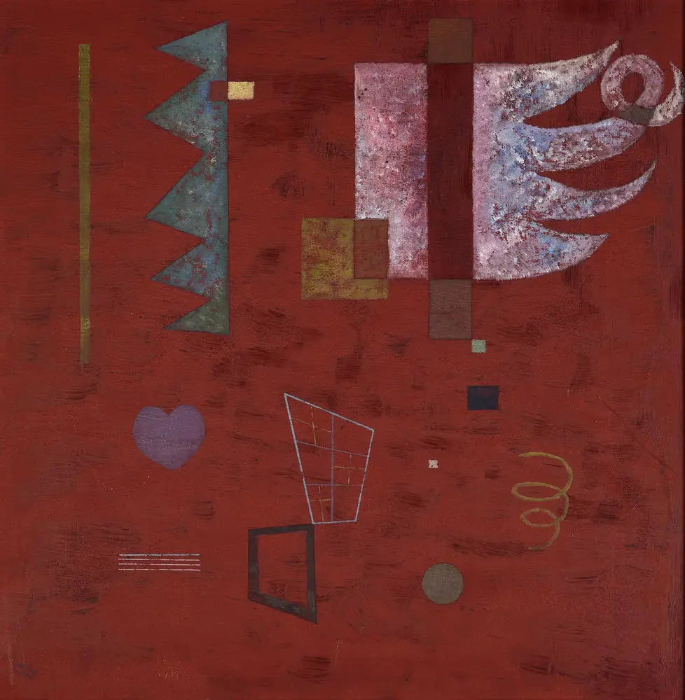 Reproduction du tableau « Éloignement à froid - Vassily Kandinsky » par Alpha Reproduction en peinture à l’huile