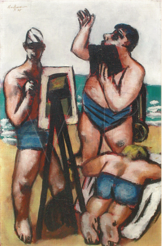 Künstler am Meer - Max Beckmann