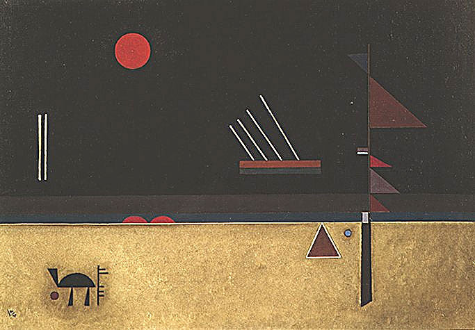 Reproduction du tableau « Brunâtre - Vassily Kandinsky » par Alpha Reproduction en peinture à l’huile
