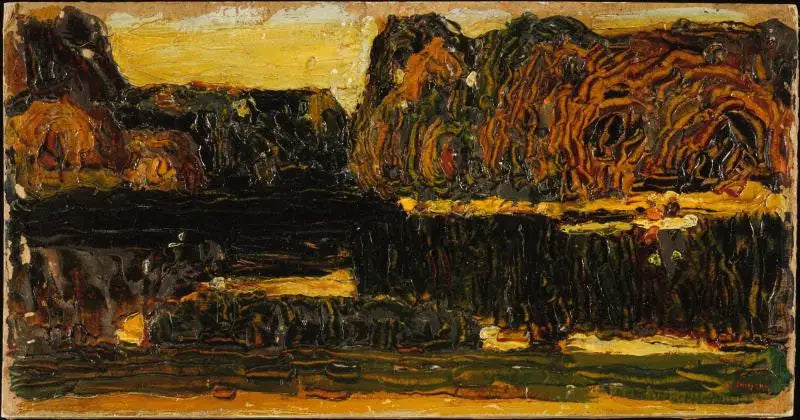 Reproduction du tableau « Munich, jardin anglais (Lac et Canot) - Vassily Kandinsky » par Alpha Reproduction en peinture à l’huile