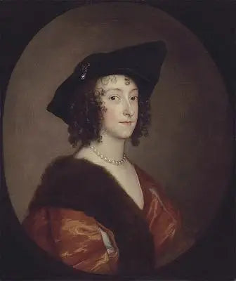 Portrait de Katherine Wotton Lady Stanhope comtesse de Chesterfield (1609-1667) - Antoine van Dyck - Alpha Reproduction