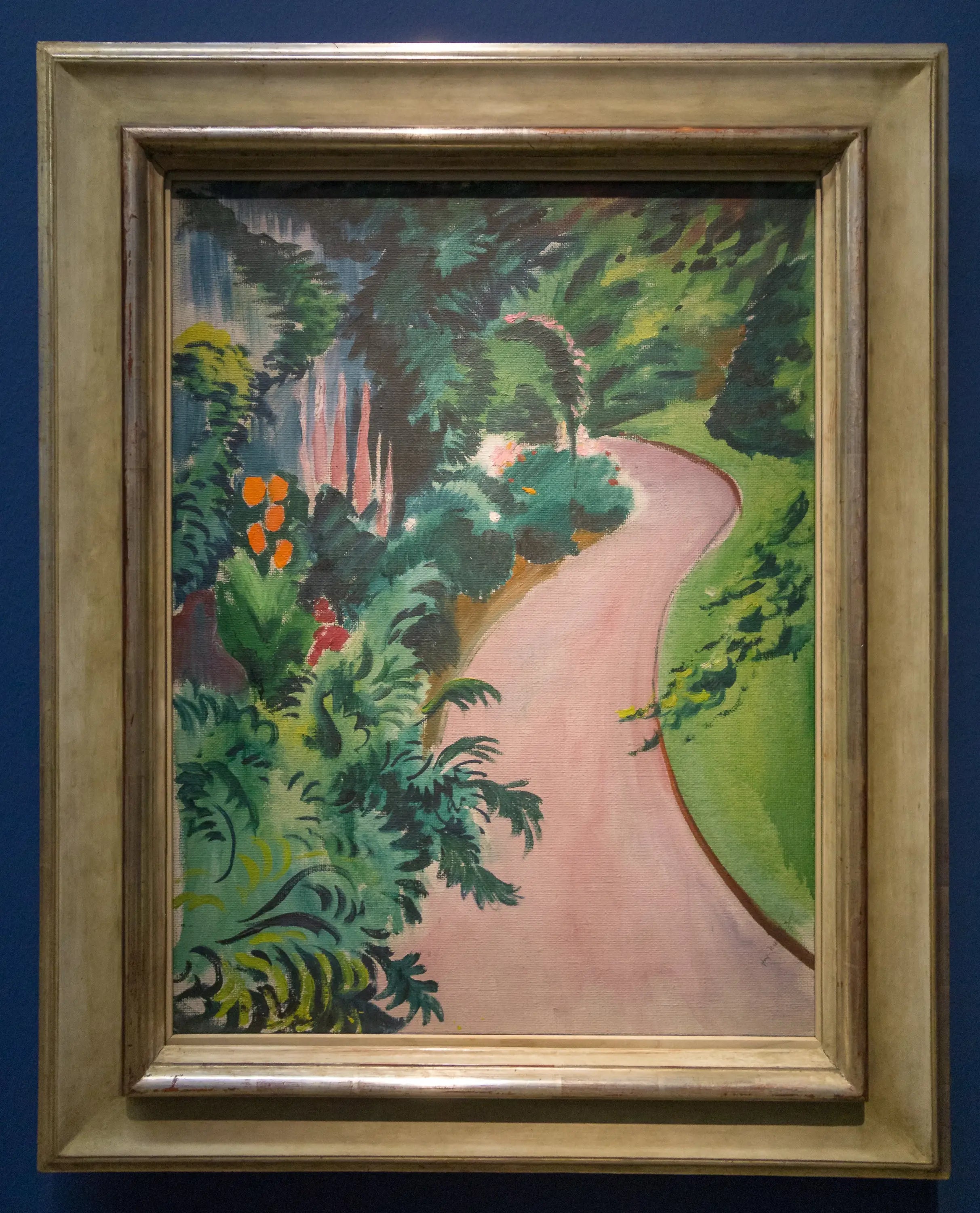 Reproduction du tableau « Chemin de jardin - August Macke » par Alpha Reproduction en peinture à l’huile