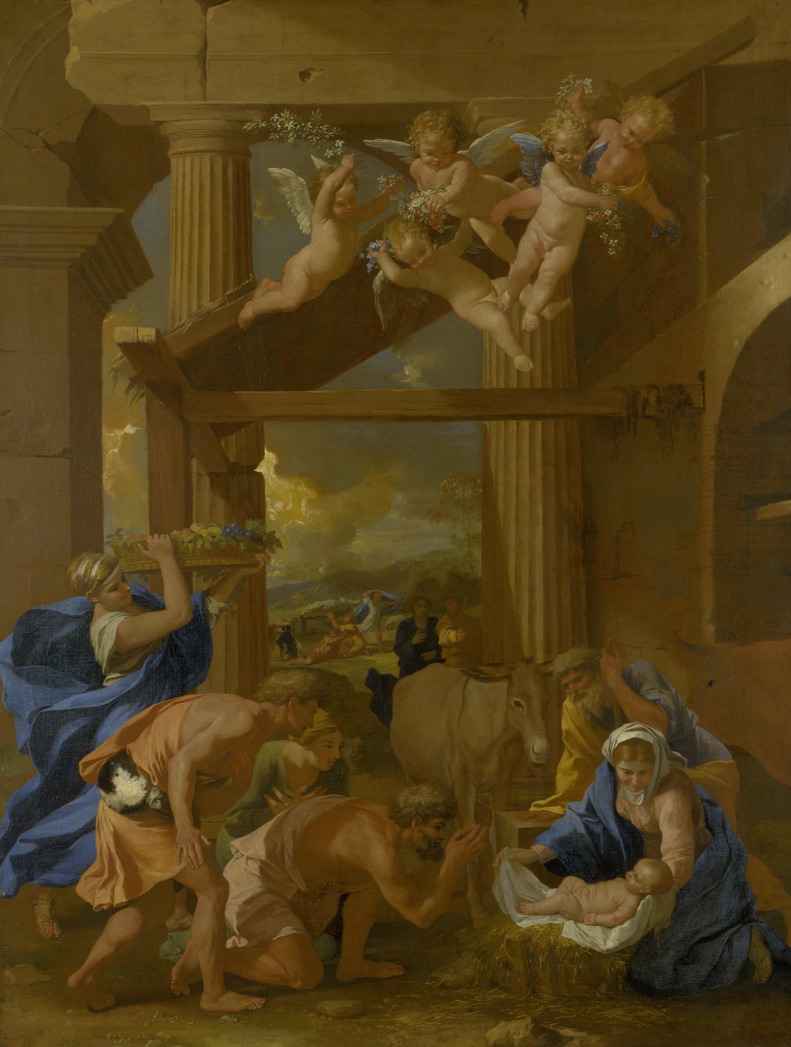 L’Adoration des bergers - Nicolas Poussin - Alpha Reproduction