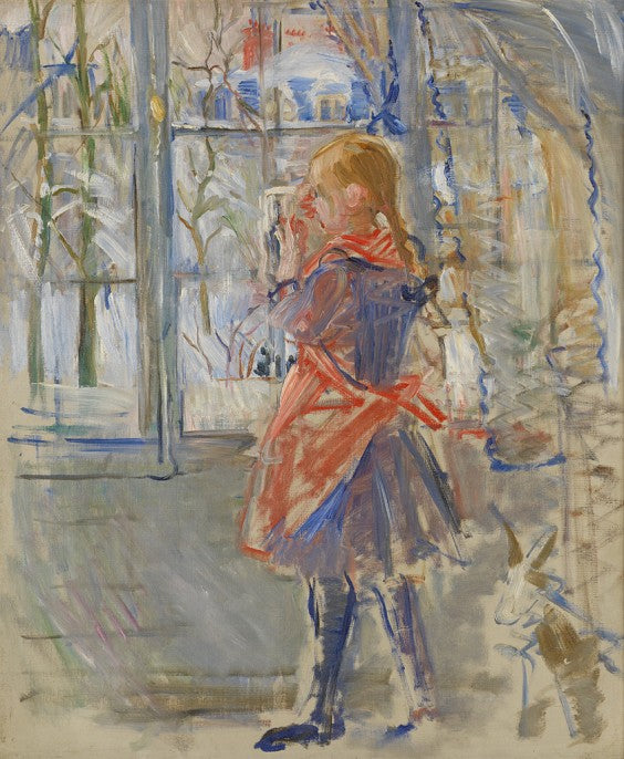 Reproduction du tableau « L'enfant au Tablier Rouge - Berthe Morisot » par Alpha Reproduction en peinture à l’huile