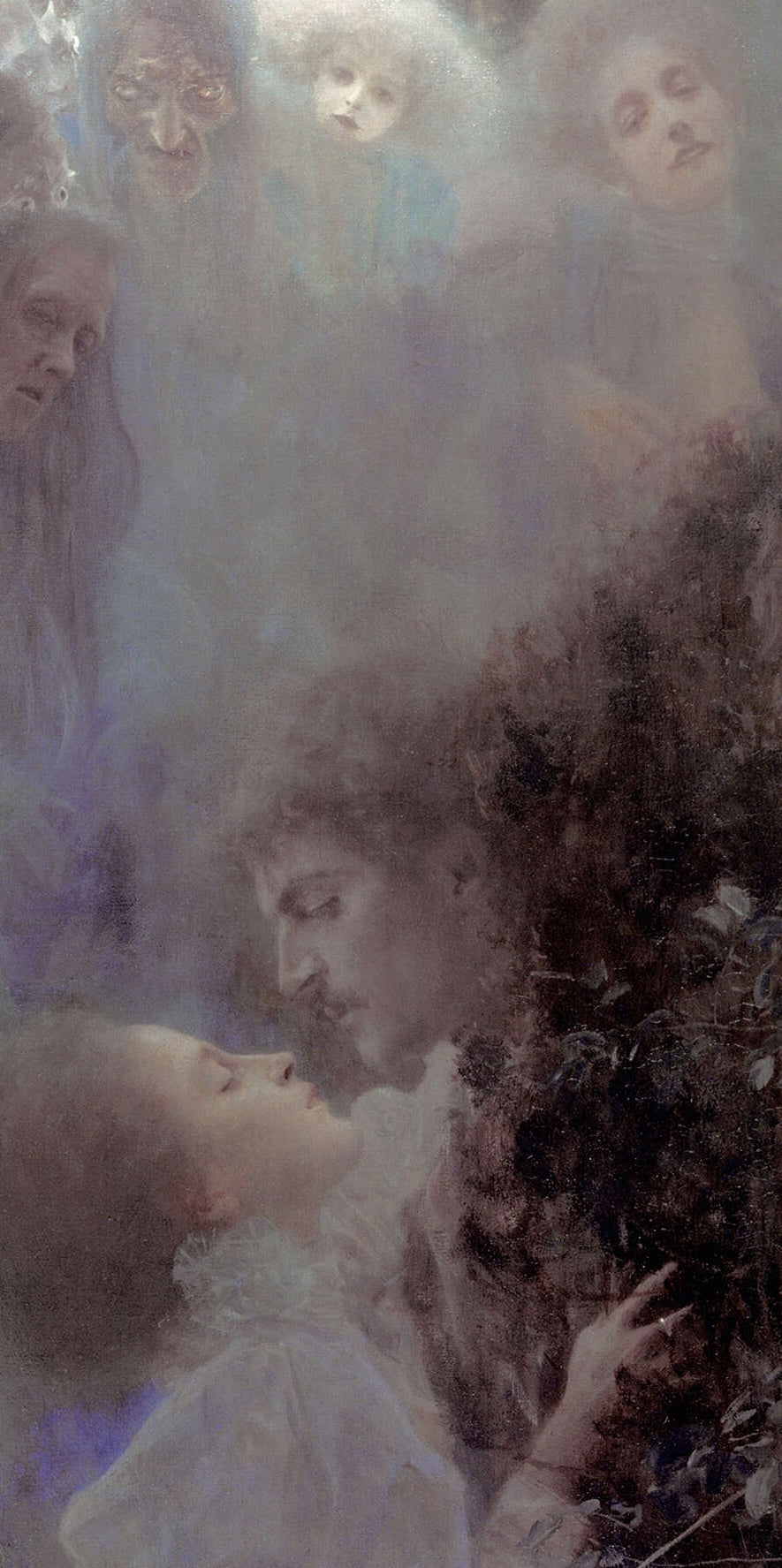 💘 Любовь (деталь) – Густав Климт (около 1895)