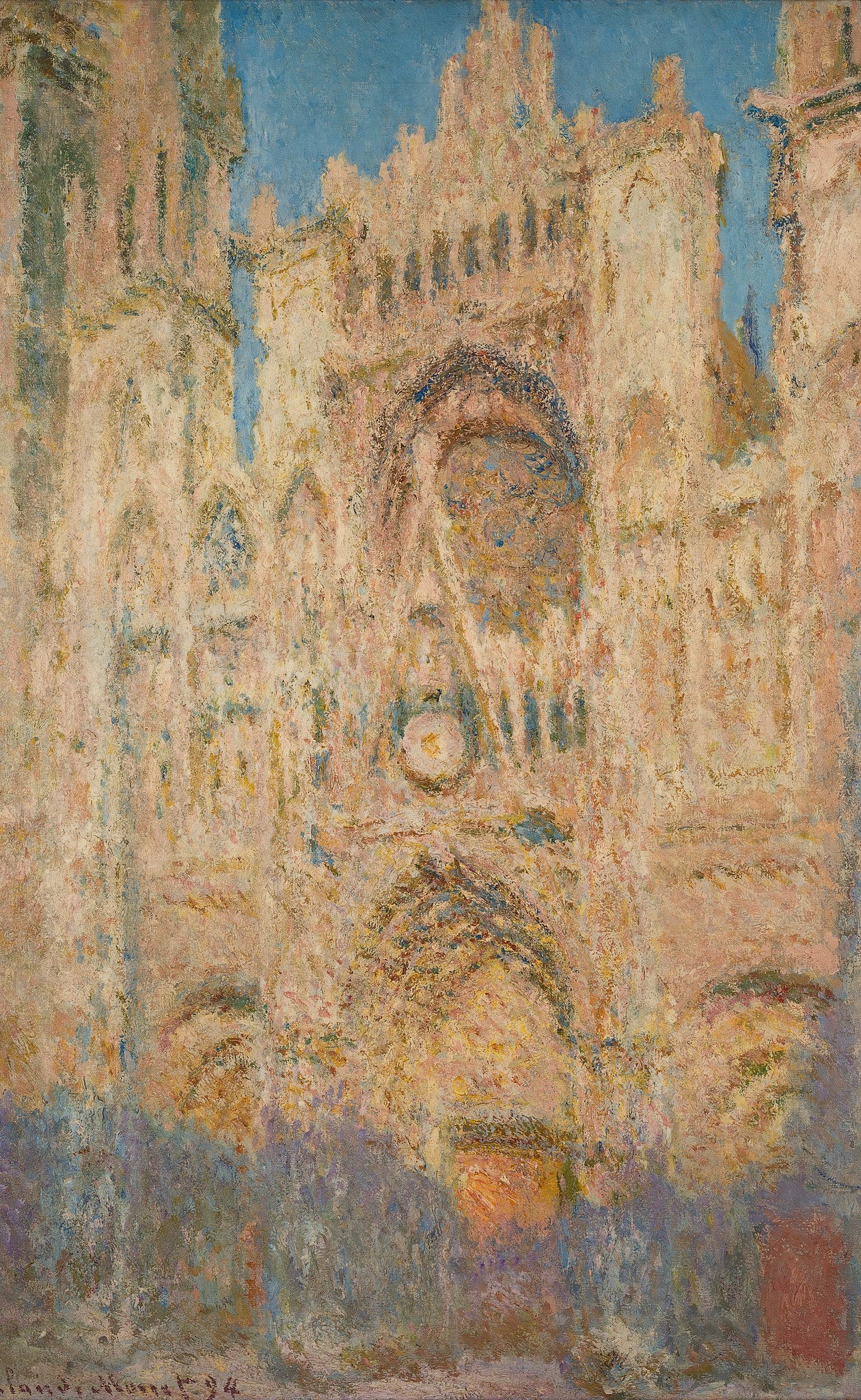 Собор Руана, конец дня - Клод Моне
