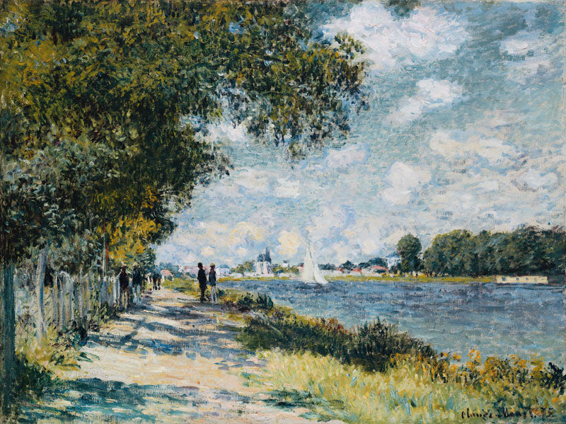 🌿 Сена в Аржантёе – Клод Моне (около 1874)