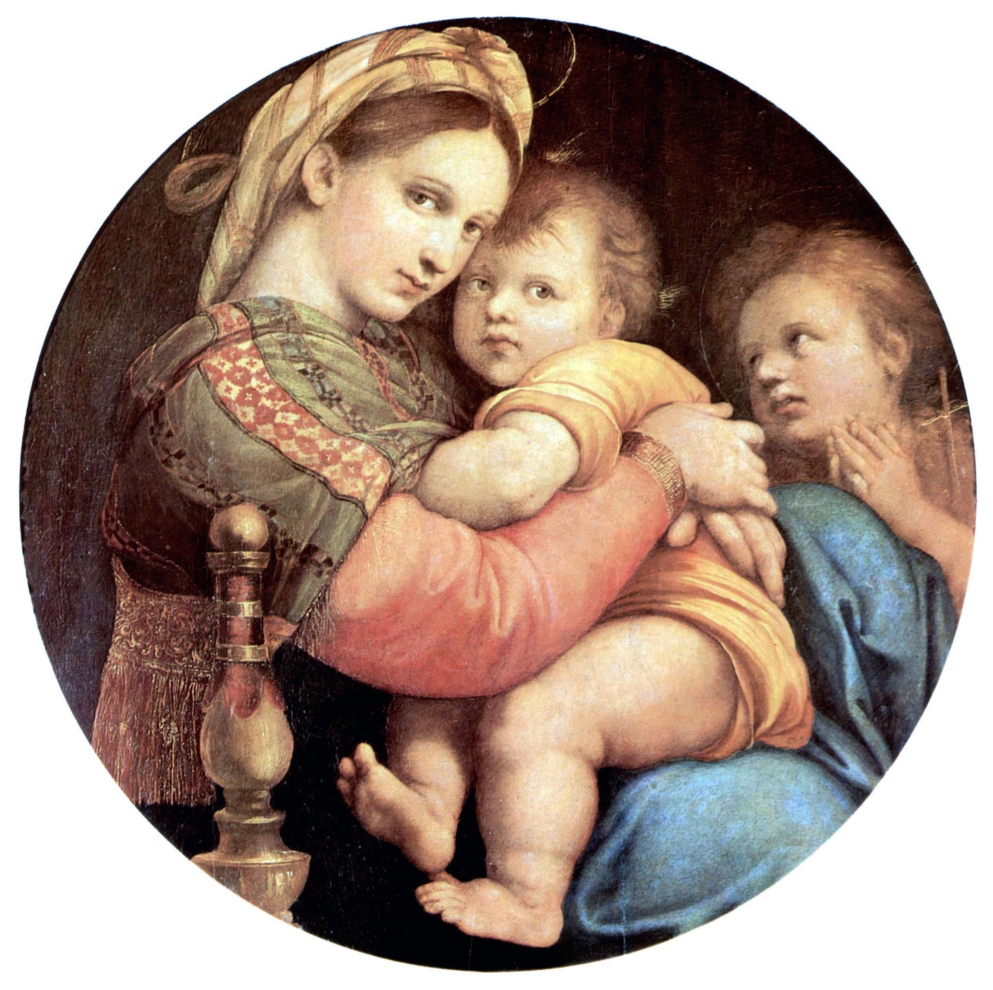 Дева на стуле – Рафаэль Санцио (около 1513–1514)