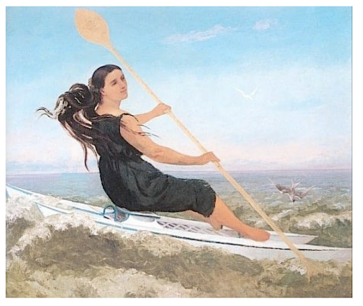 La Femme au podoscaphe - Gustave Courbet