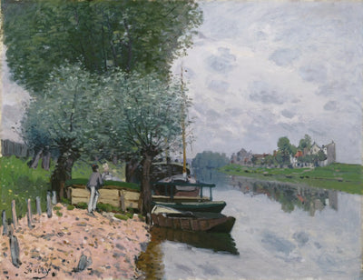 Reproduction du tableau « La Seine à Bougival - Alfred Sisley » par Alpha Reproduction en peinture à l’huile