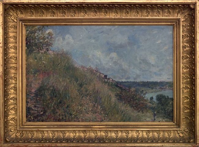 Reproduction du tableau « La Seine, vue des coteaux de By - Alfred Sisley » par Alpha Reproduction en peinture à l’huile