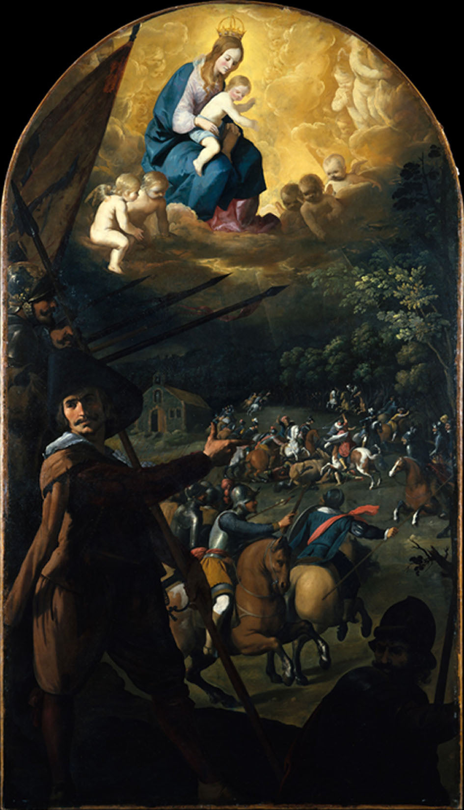 La bataille entre les Chrétiens et les maures à El Sotillo - Francisco de Zurbarán