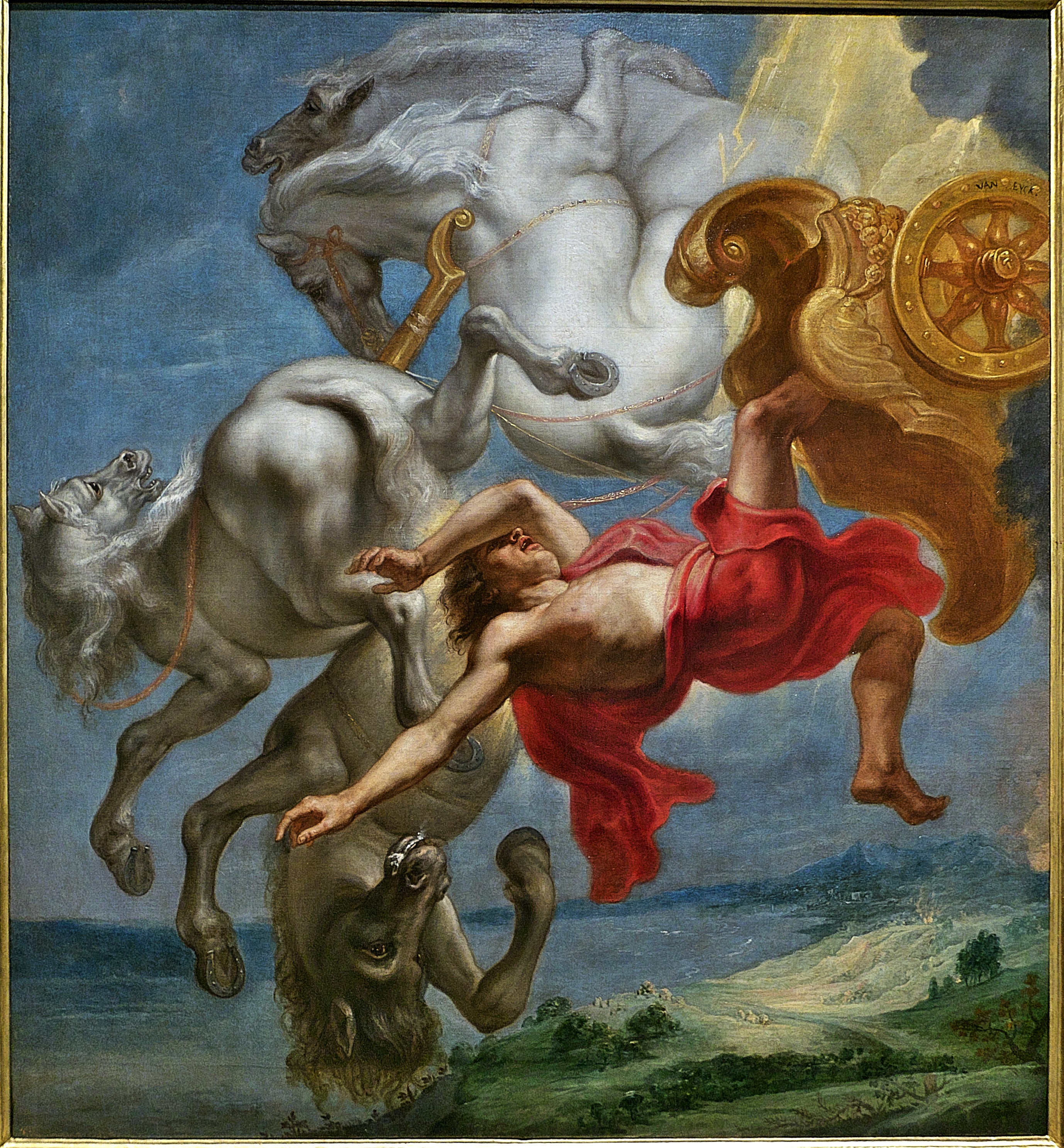 La chute de Phaéton - Peter Paul Rubens