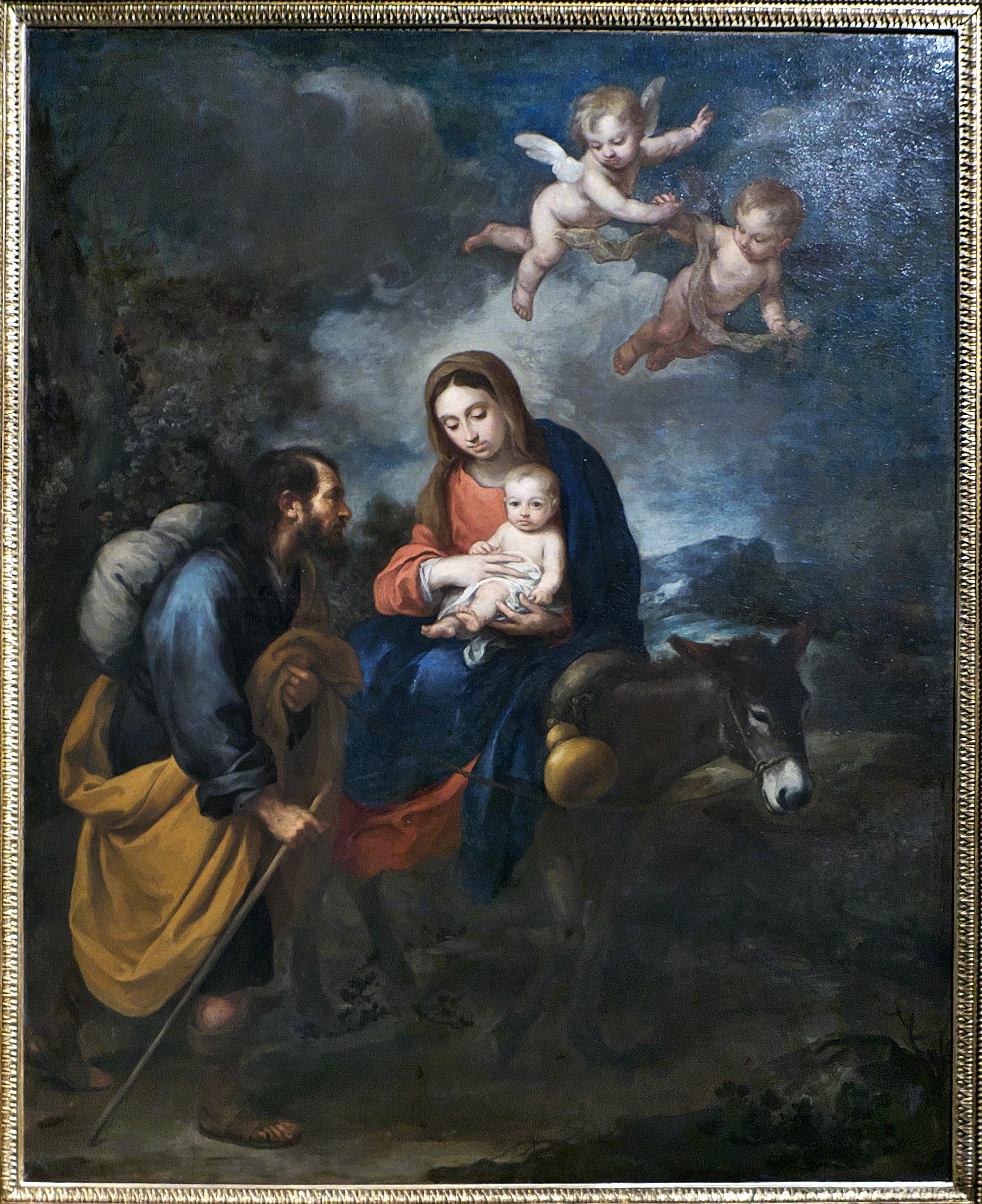 La fuite en Égypte - Bartolomé Esteban Murillo