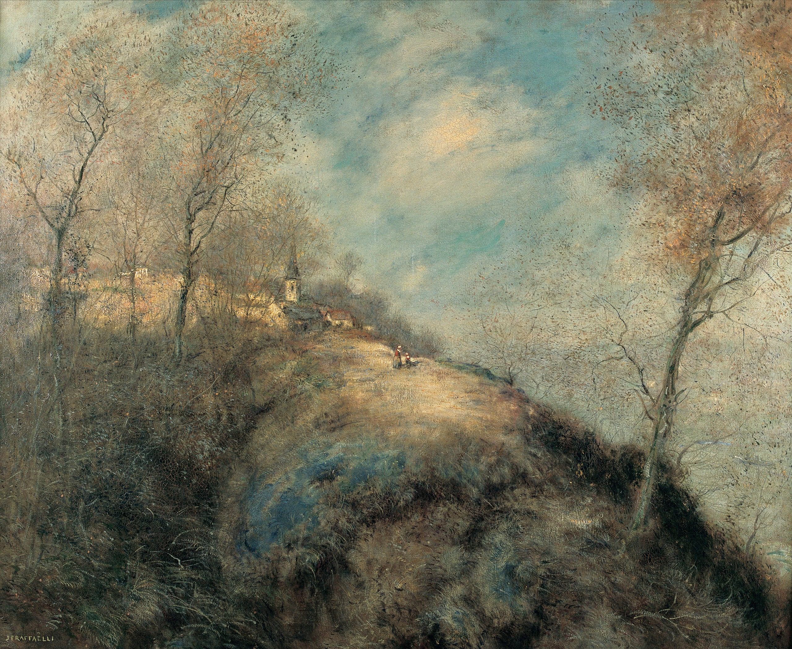 La ruta abandonada - Jean-François Raffaëlli