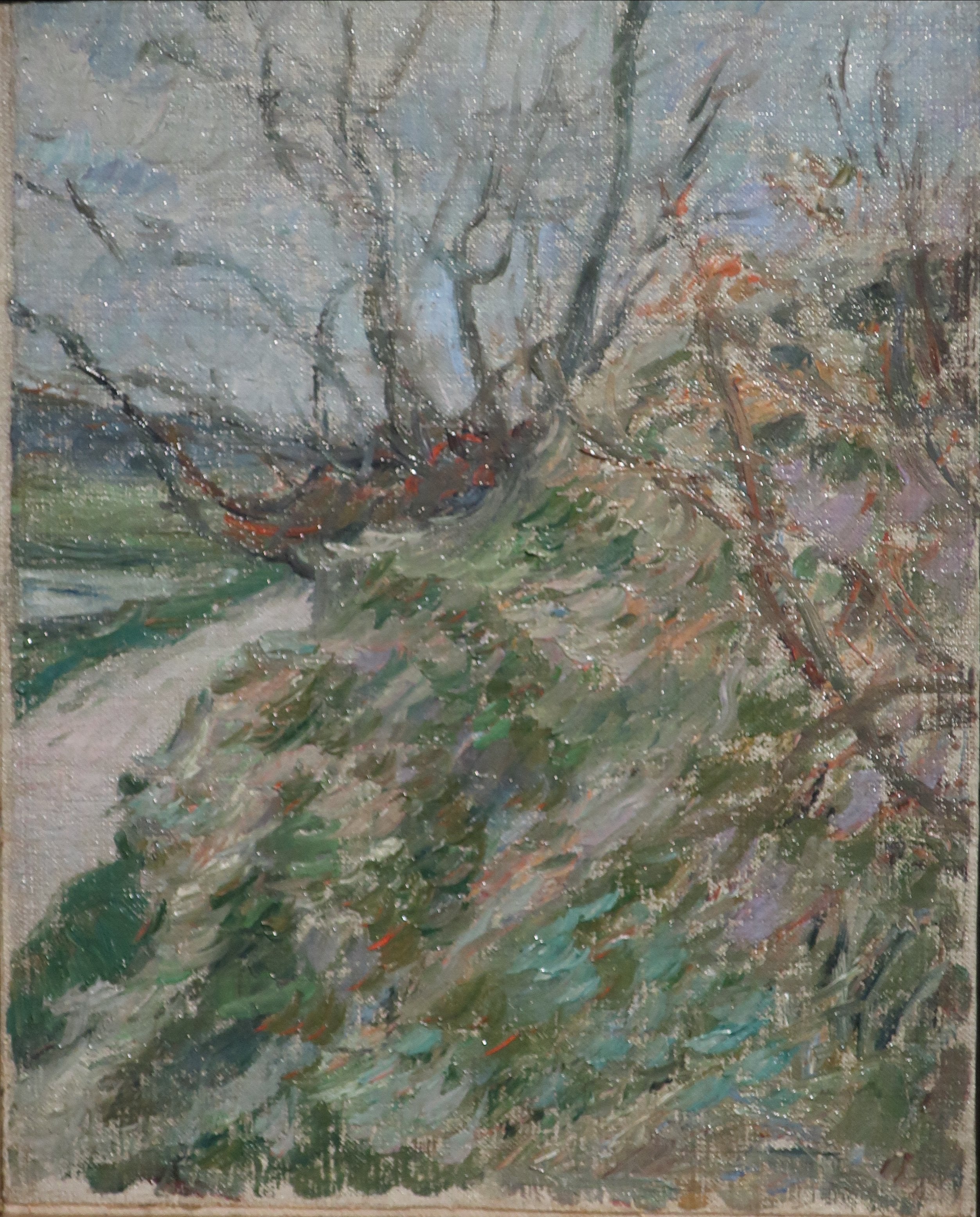 Изучение пейзажа - Поль Гоген