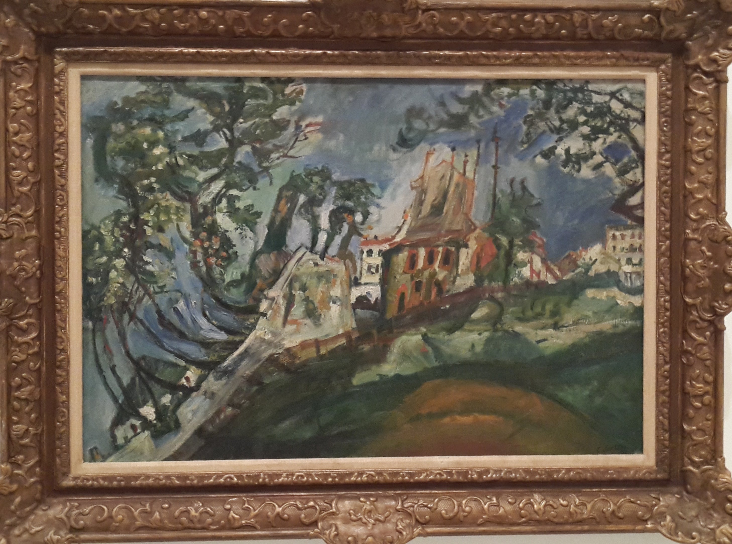 Paysage de Montmartre - Chaïm Soutine