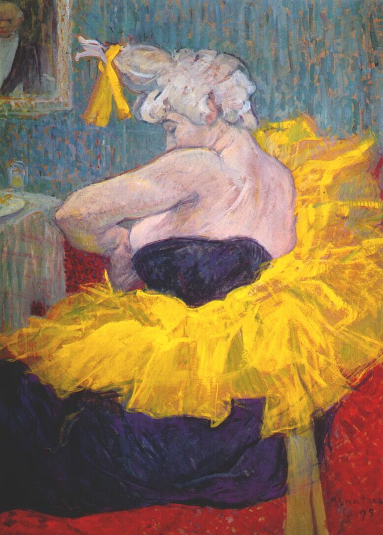 Reproduction du tableau « La clownesse Cha-U-Kao - Henri de Toulouse-Lautrec » par Alpha Reproduction en peinture à l’huile