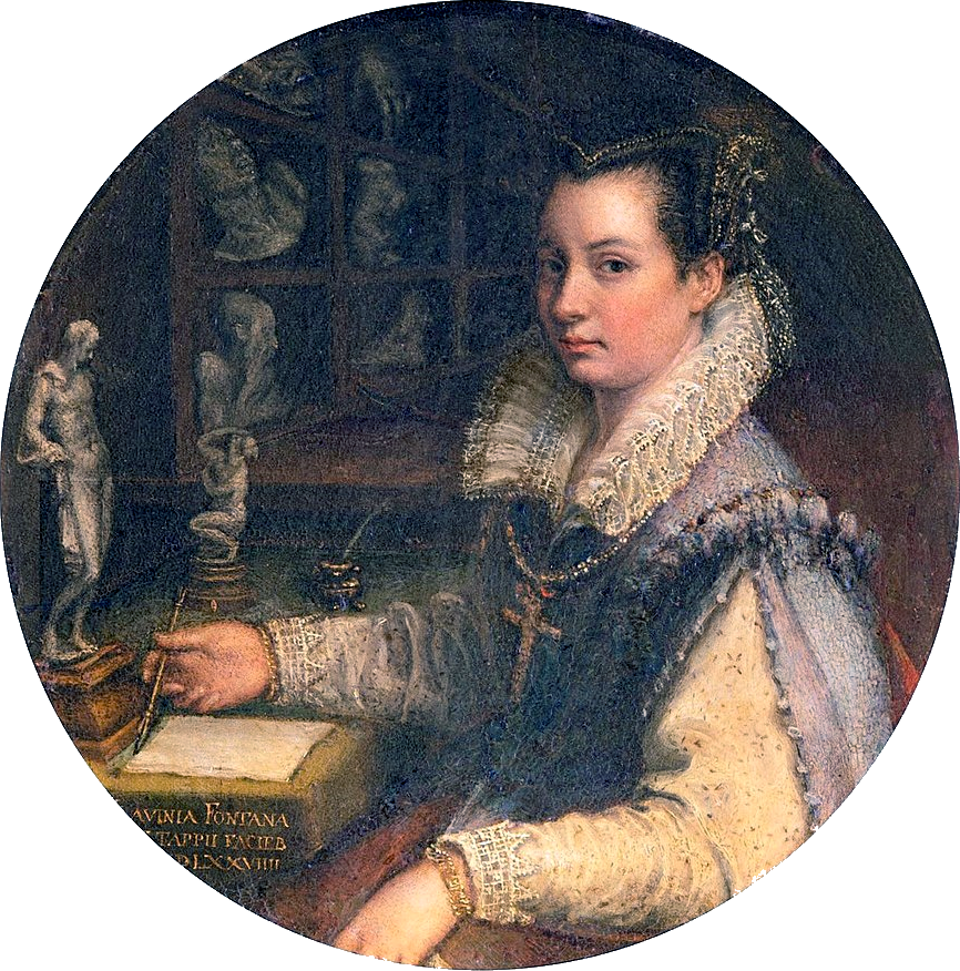 Autoportrait dans l'atelier - Lavinia Fontana