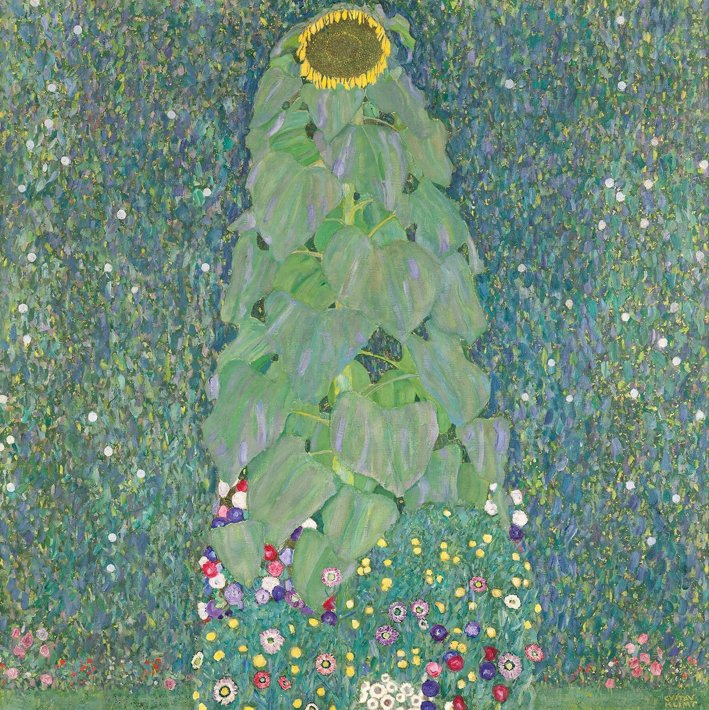 🌻🎨 Подсолнух – Густав Климт (1907)