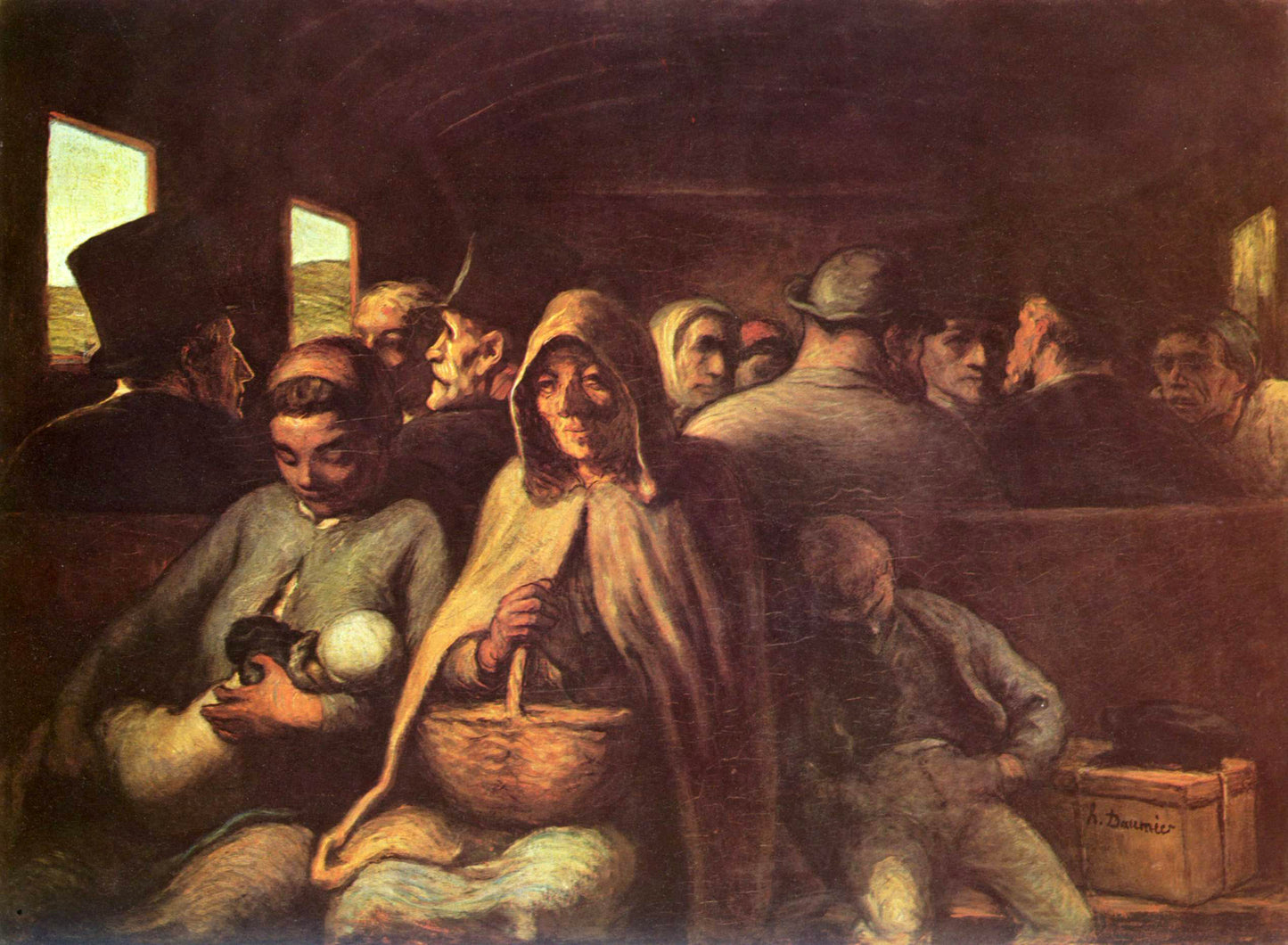 Третий класс вагона – Оноре Домье (около 1862–1864)
