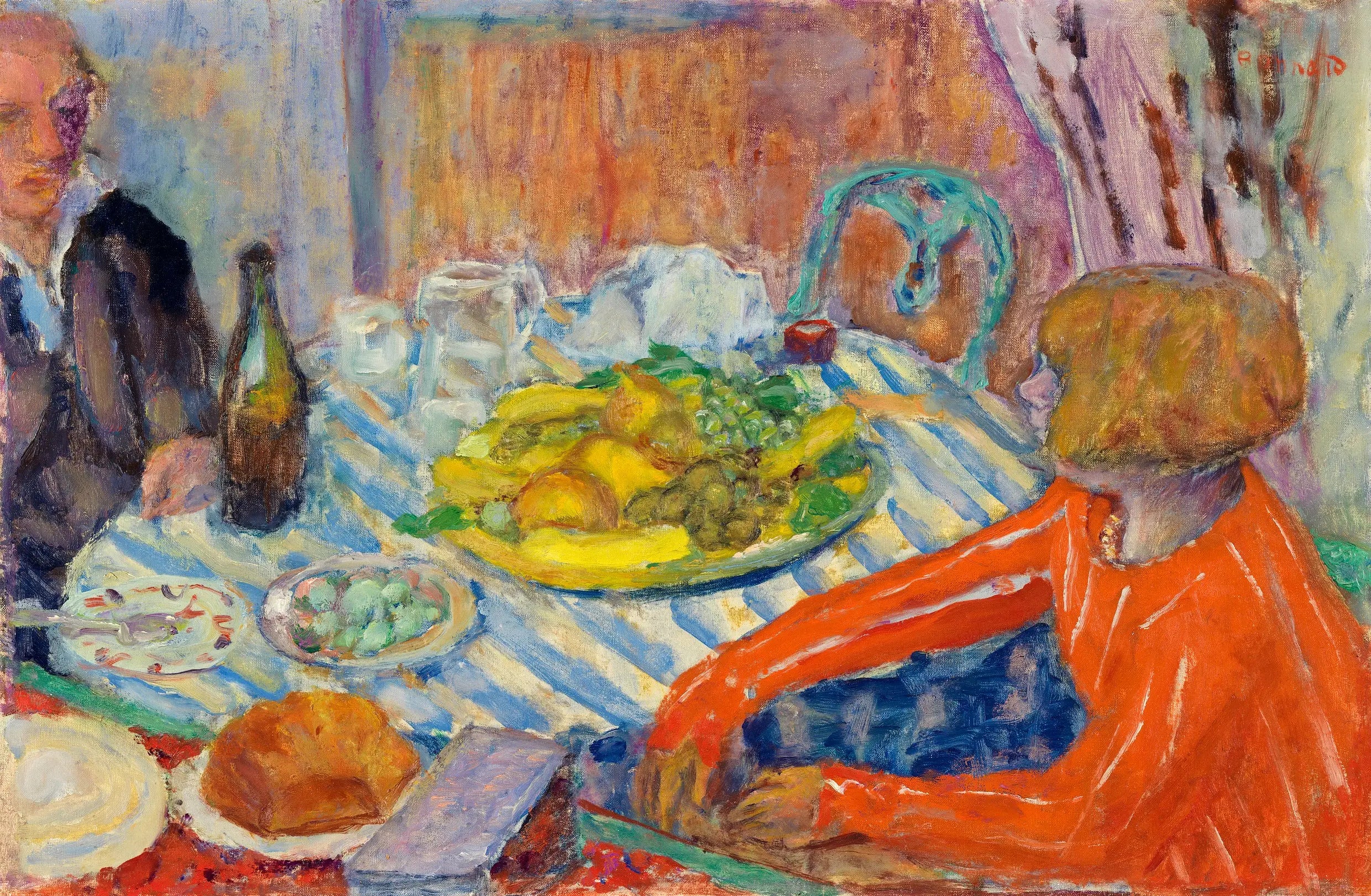 Reproduction du tableau « Le Déjeuner - Pierre Bonnard » par Alpha Reproduction en peinture à l’huile