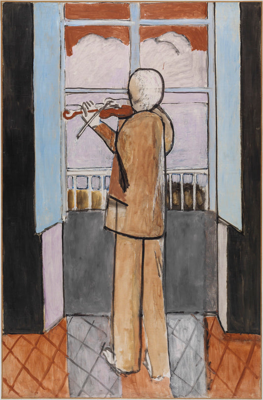 Reproduction du tableau « Le Violoniste à la fenêtre - Henri Matisse » par Alpha Reproduction en peinture à l’huile