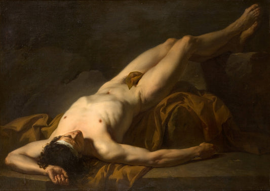 Reproduction du tableau « Académie d´homme, Hector - Jacques-Louis David » par Alpha Reproduction en peinture à l’huile