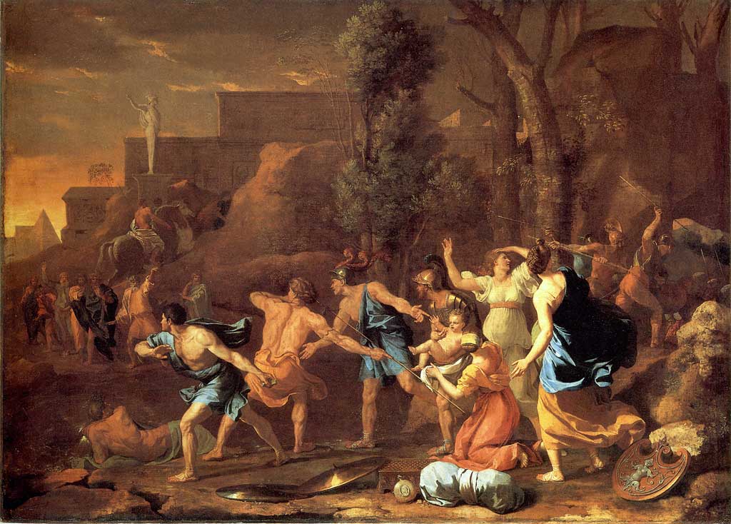 Le Jeune Pyrrhus sauvé - Nicolas Poussin - Alpha Reproduction
