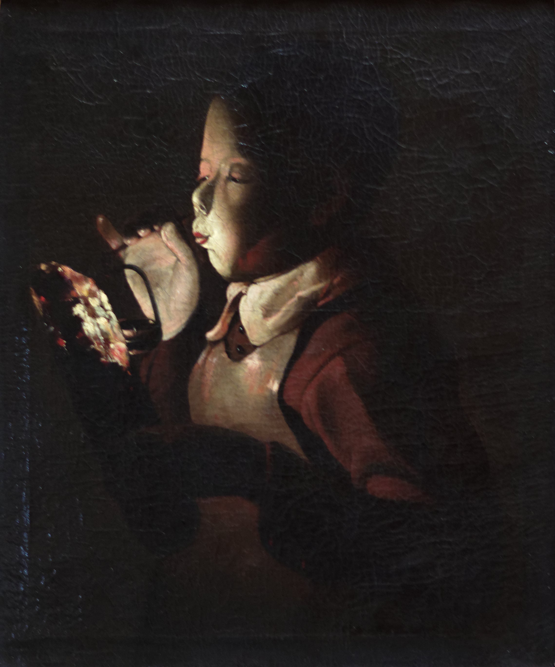 Le Souffleur à la lampe - Georges de La Tour - Alpha Reproduction