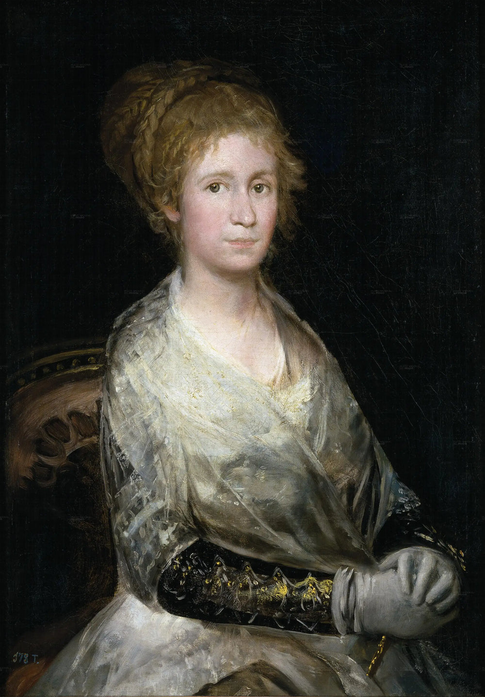 Reproduction du tableau « Josefa Bayeu - Francisco de Goya » par Alpha Reproduction en peinture à l’huile