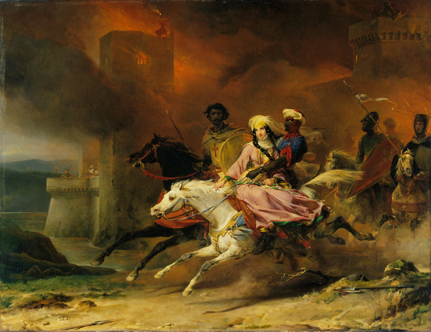 Rebecca et Brian de Bois-Guilbert - Léon Cogniet