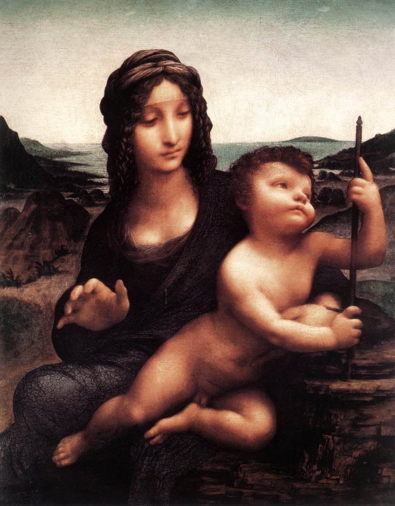 La Madone aux fuseaux, version Buccleuch - Léonard de Vinci