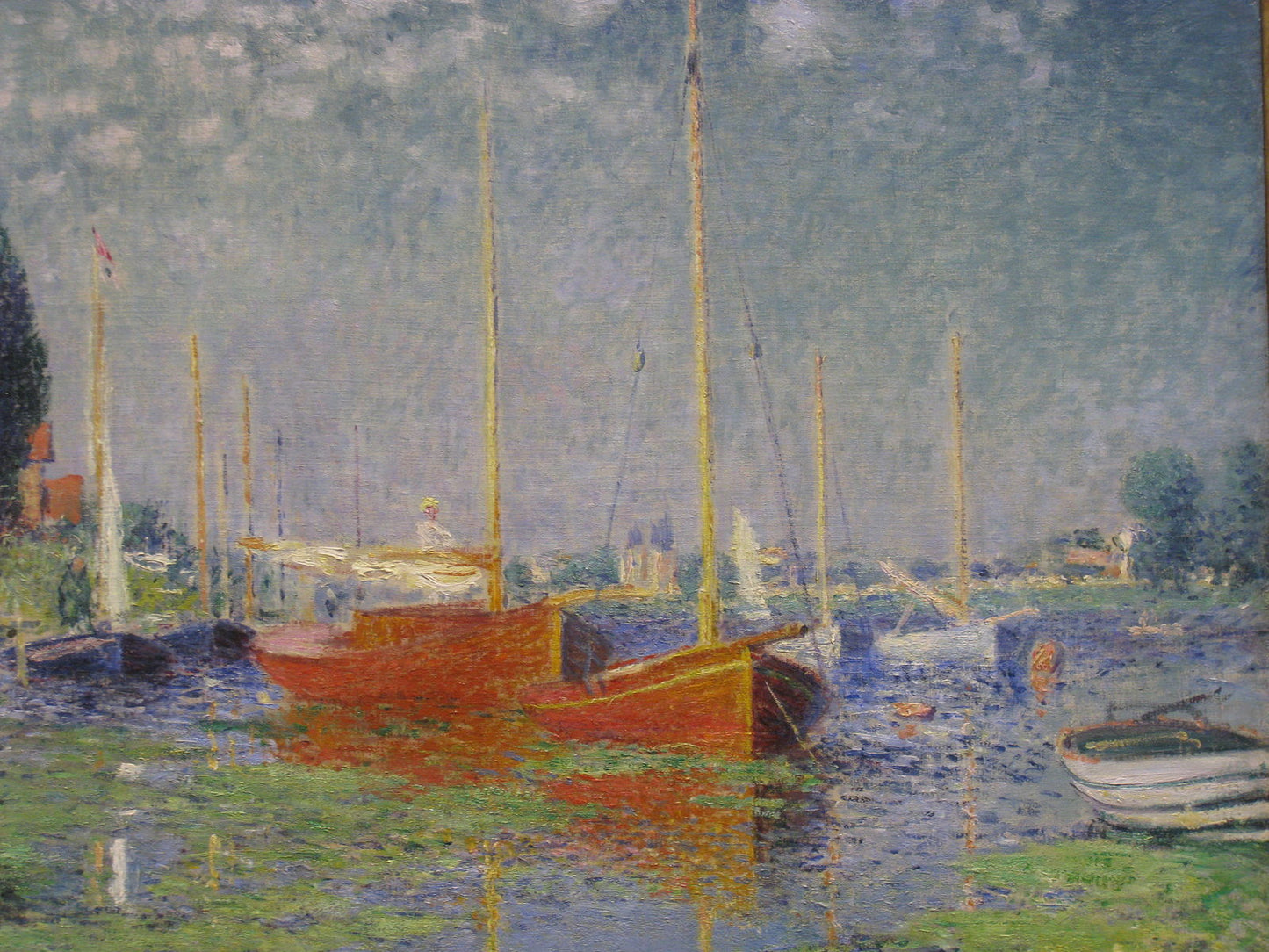 🎨 Красные лодки в Аржантёе – Клод Моне, около 1875 года