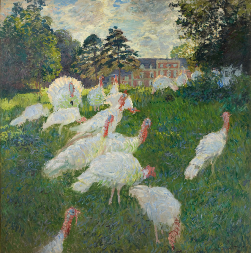 🎨 Индюки – Клод Моне (1877)