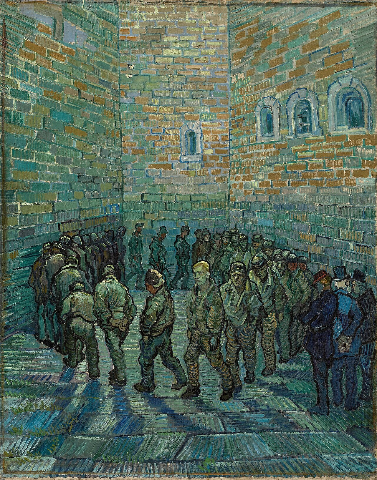 🚶‍♂️ Переговоры заключённых – Винсент ван Гог (1890)