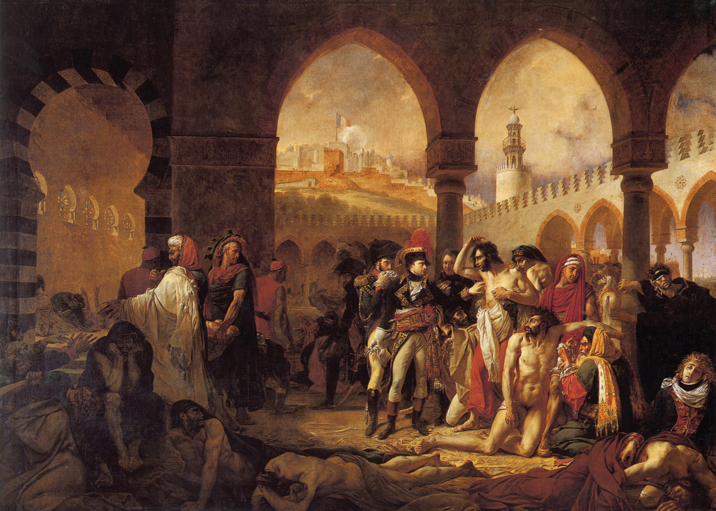 Чумные Яффы – Антуан-Жан Гро (1804)