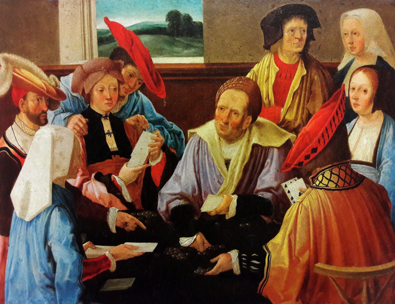 Les joueurs de cartes. - Lucas van Leyden