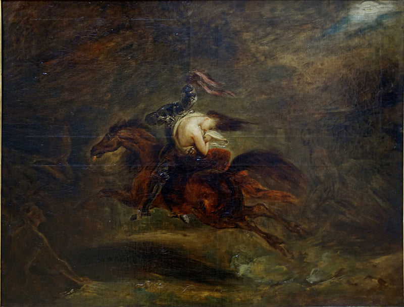 Мертвецы умирают быстро (по балладе Бюргера) - Ary Scheffer